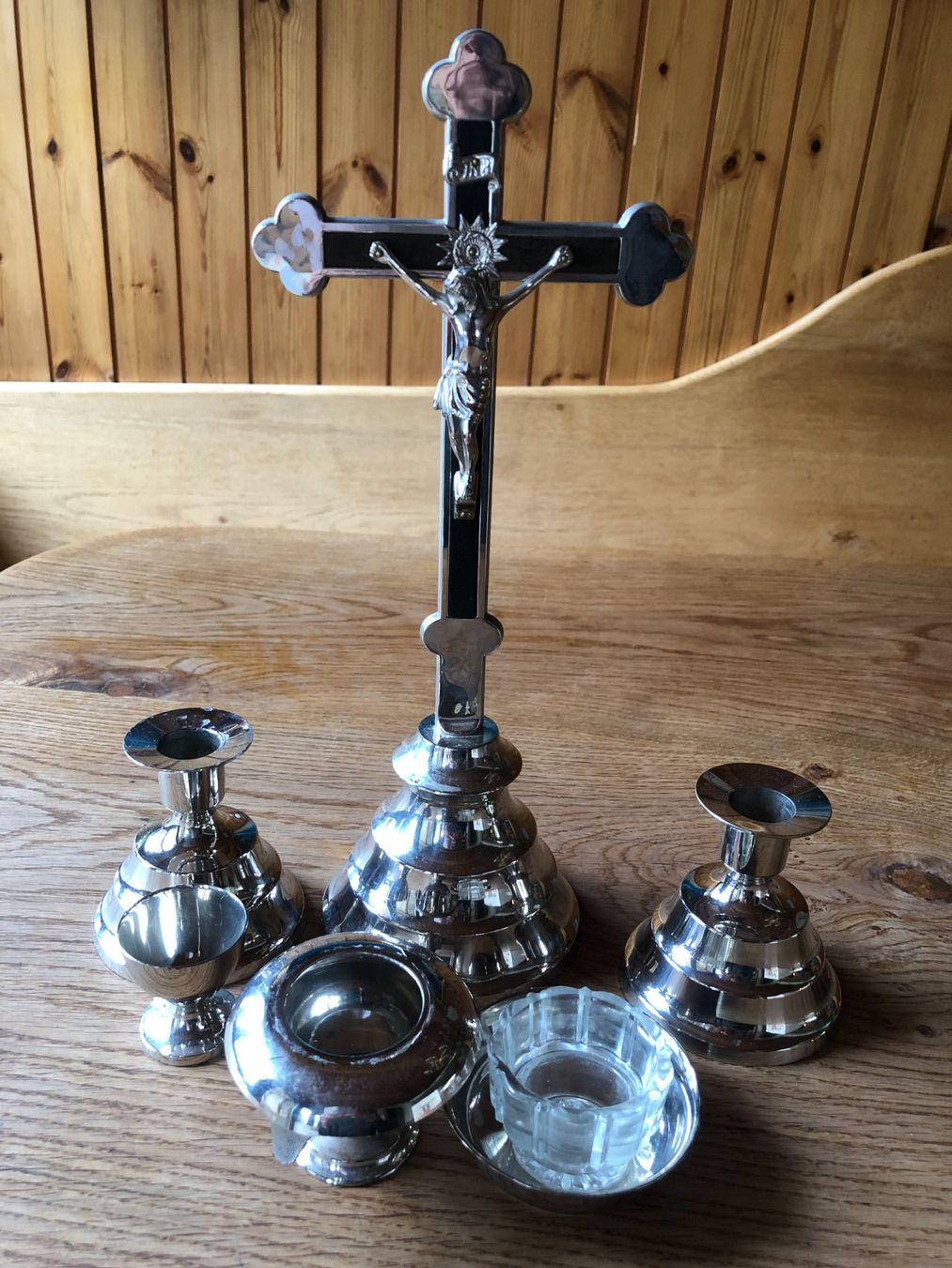 Sculture & Statue: Altar Kreuz, Messing – Usato da Walde AG venduto da Ritab2