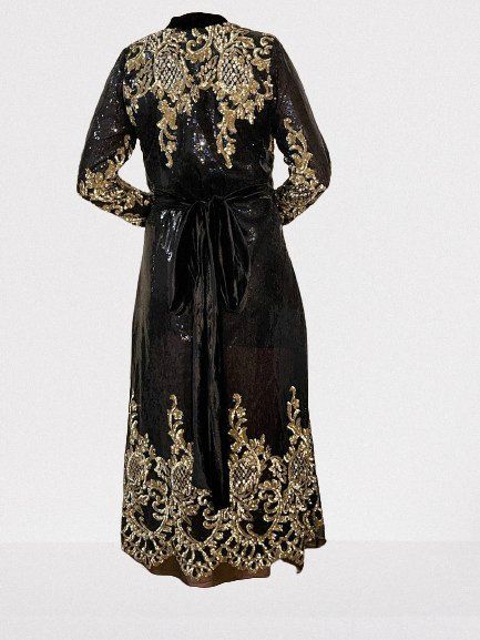 Kleider: Robe de soirée avec paillettes"Nidodileda" Taille 38-40 – Neu (gemäss Beschreibung) aus Genève von TradeCH 2