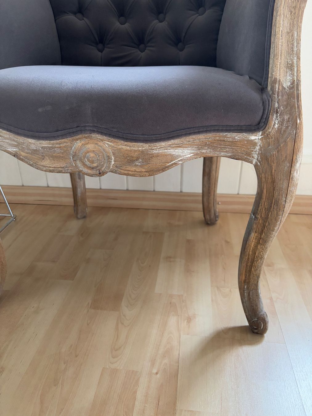 Poltrone: Sessel aus Holz mit Samt – Usato da Laufenburg venduto da Heuguemperli111 7