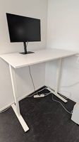 Stehtisch verstellbar mit Kurbel 70x120 cm
