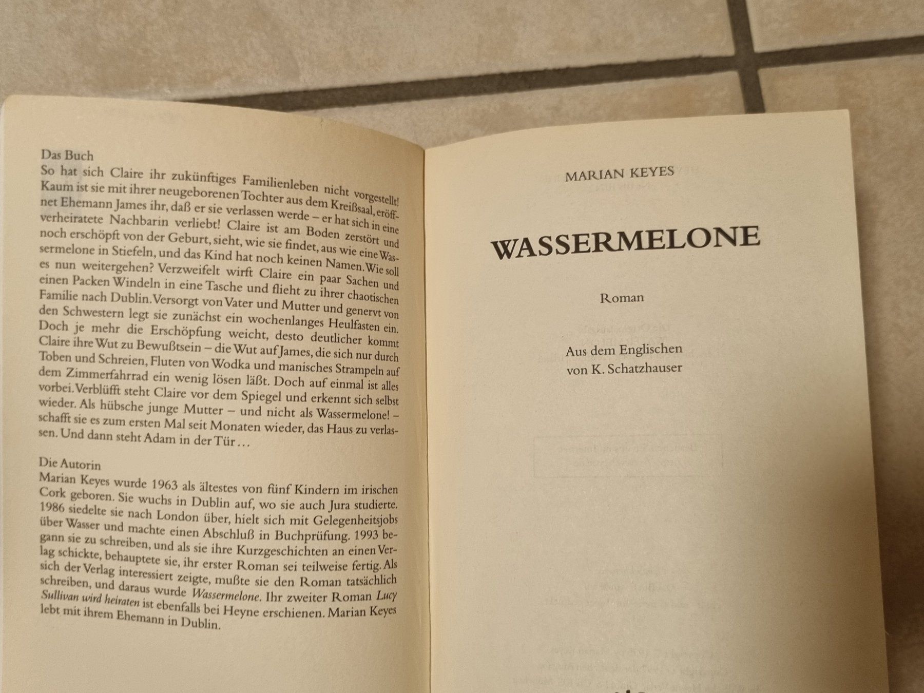 Livres: Roman Wassermelone -Marian Keyes – D'occasion à Feusisberg par Vanessa_Jane 2