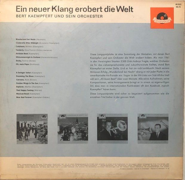 Dischi in vinile: 5x LP Bert Kaempfert – Usato da Grüningen venduto da azulvinyl 3