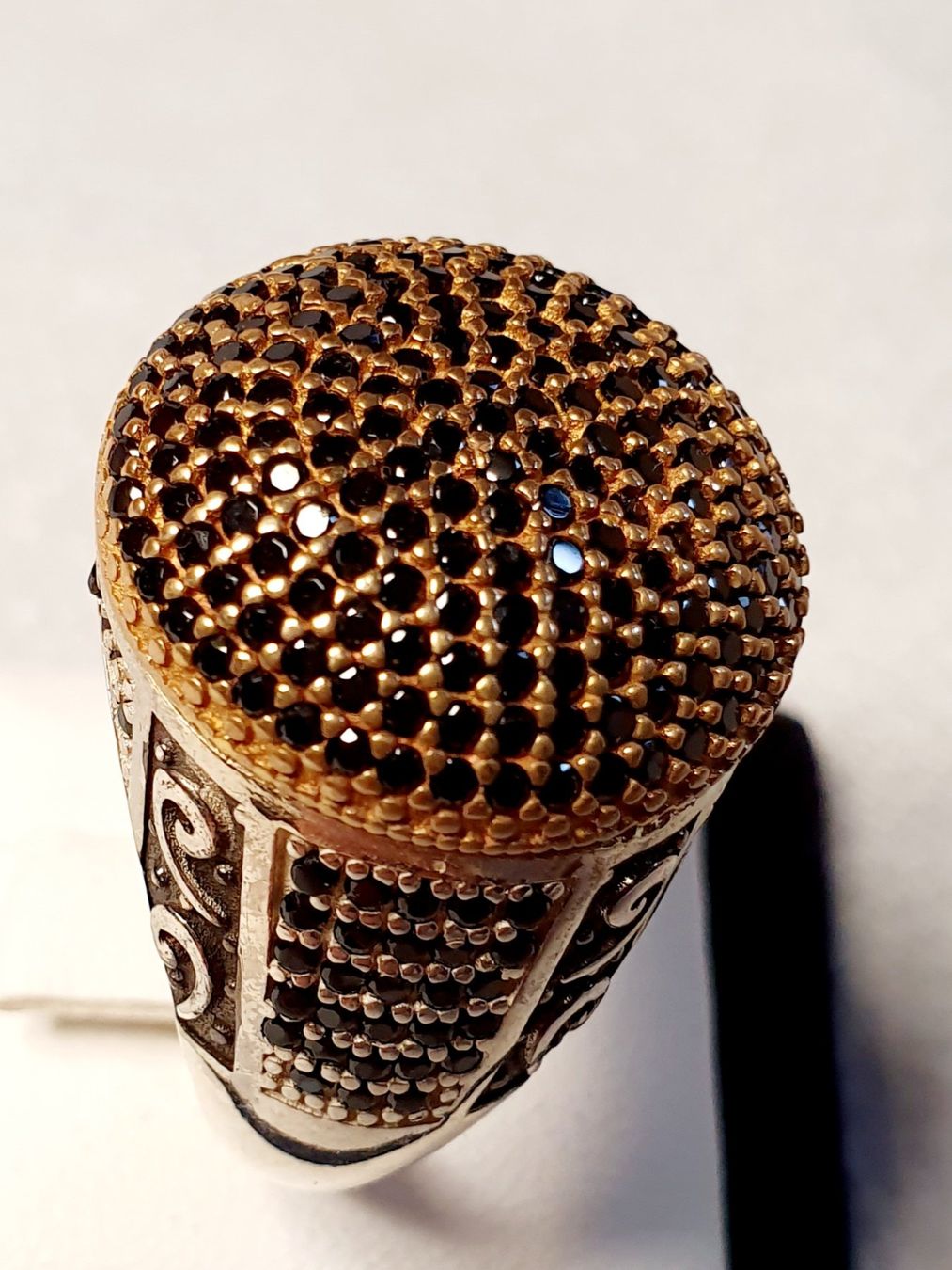 Anelli: Ring mit schwarzen Diamanten Grösse 65 – Nuovo (secondo la descrizione) da Zürich venduto da benedikt12 9