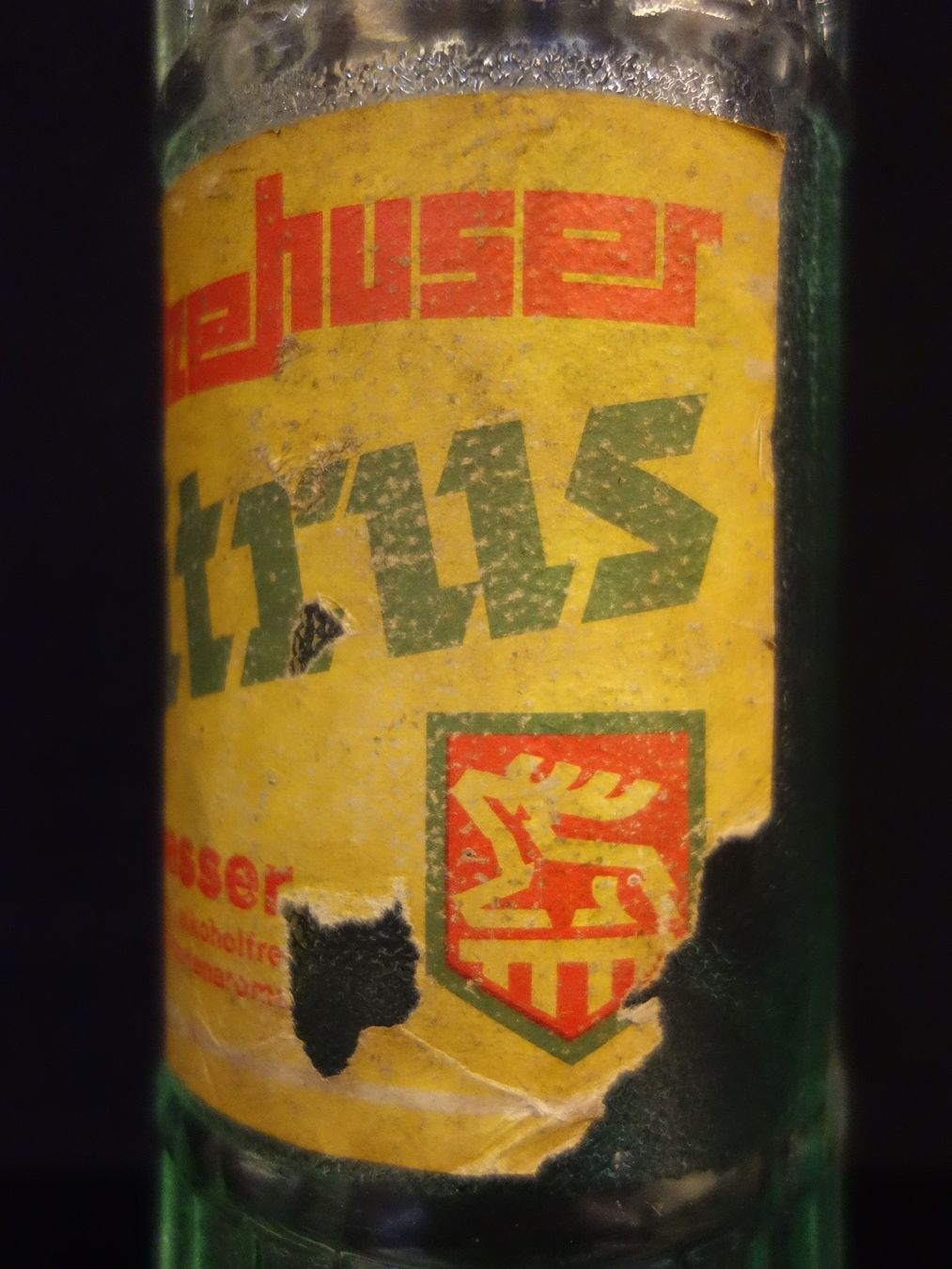 Bicchieri, Caraffe & Bottiglie: alte Flasche WALZEHUSER CITRUS 1966 – Usato da Kerzers venduto da Flaschenposten 5