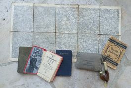 Lot d'objets historiques militaires allemands 