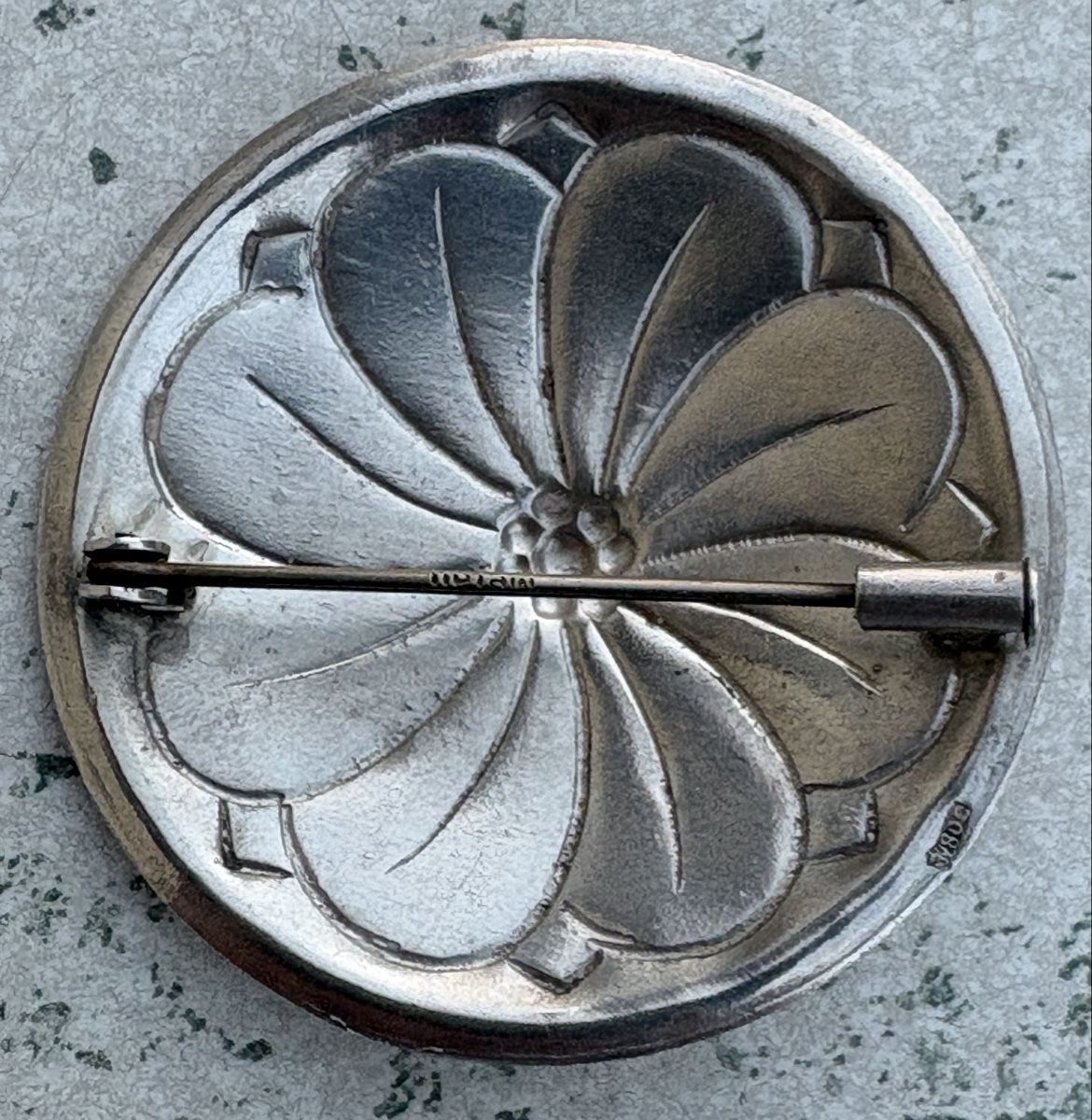 Spille & Fermagli: Brosche Blumenmotiv Silber 800 – Usato da Bern venduto da Smintheus 1