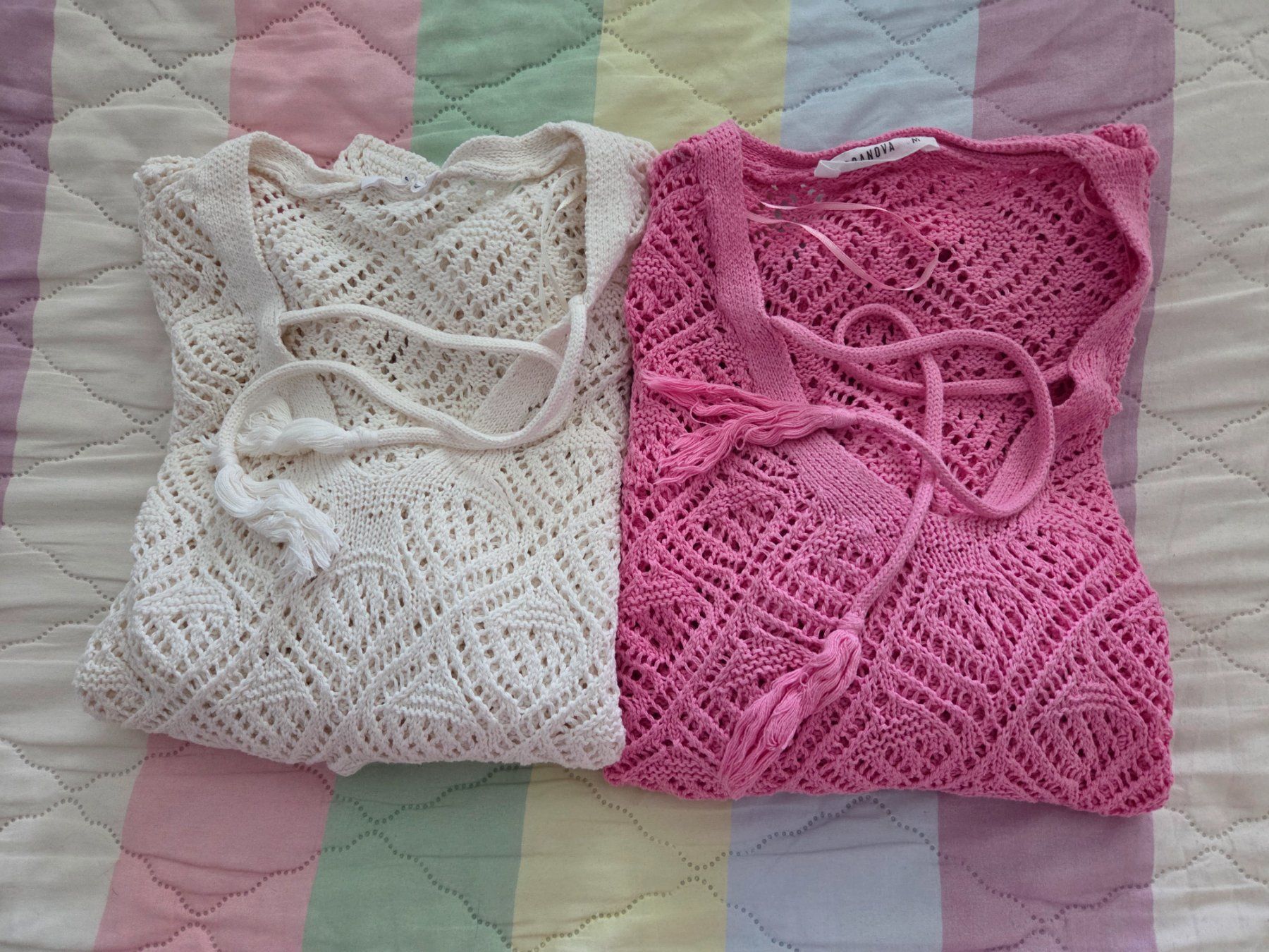 Maglioni & Felpe: Sommer Strickpullover mit Lochmuster, luftig, Gr. M – Usato da Abtwil AG venduto da MaVo.0710 4