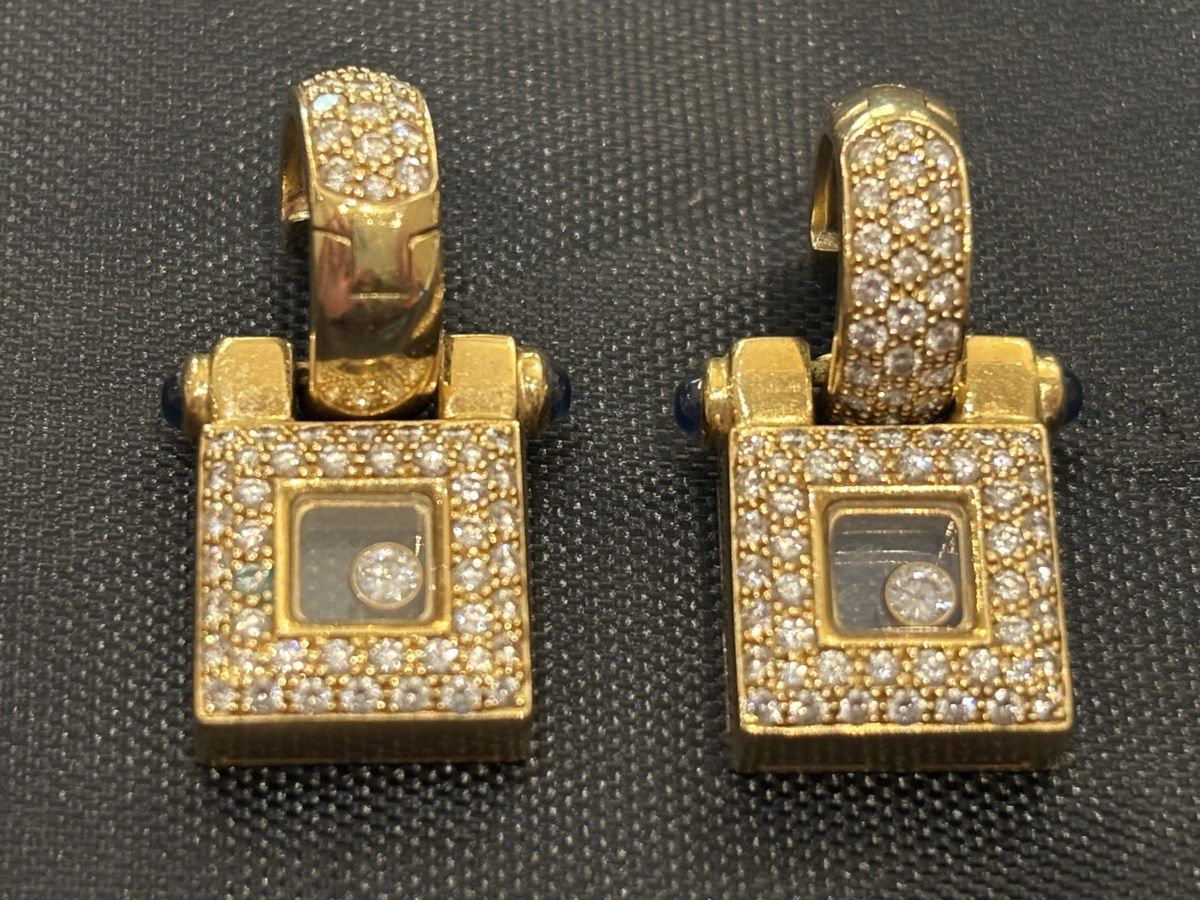Chopard Ohrringe & -stecker: Orecchini Chopard in oro e diamanti  – Gebraucht aus Mendrisio von TicinoWatchLab