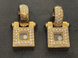 Orecchini Chopard in oro e diamanti 