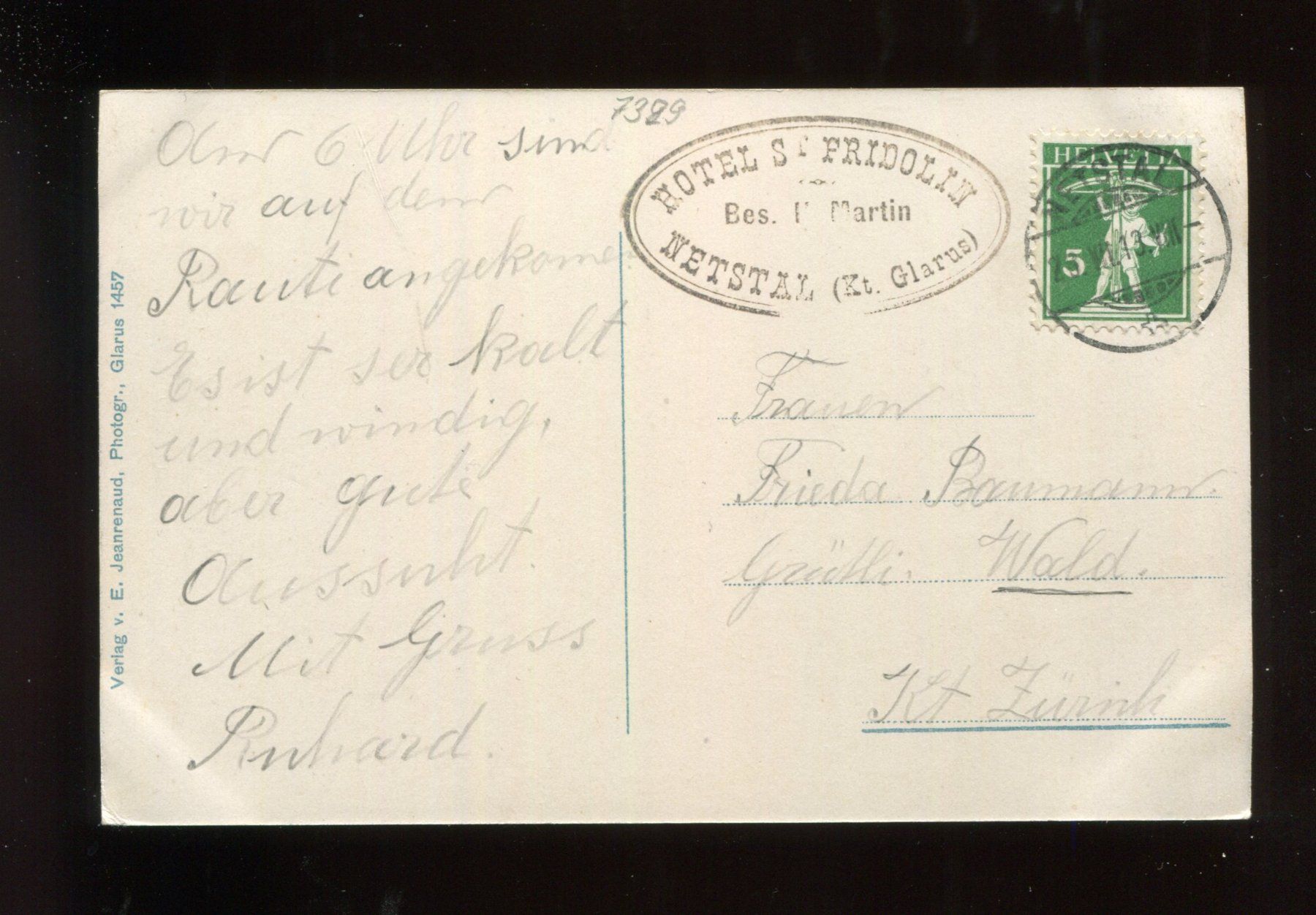 Cartoline postali: Weesen – Usato da Aarau venduto da Elmaar41 1