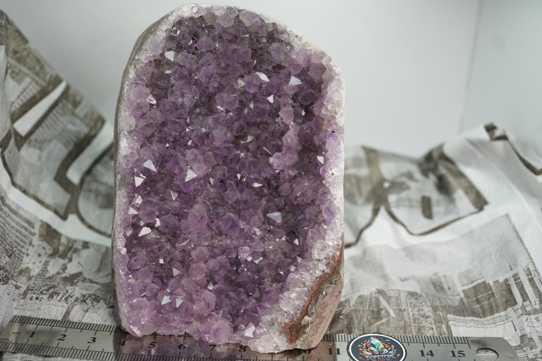 Minerali & Pietre curative: Amethyst Druse  10 cm x  8cm     Direkt – Nuovo e nell'imballaggio originale da Eschenbach SG venduto da topstone 9