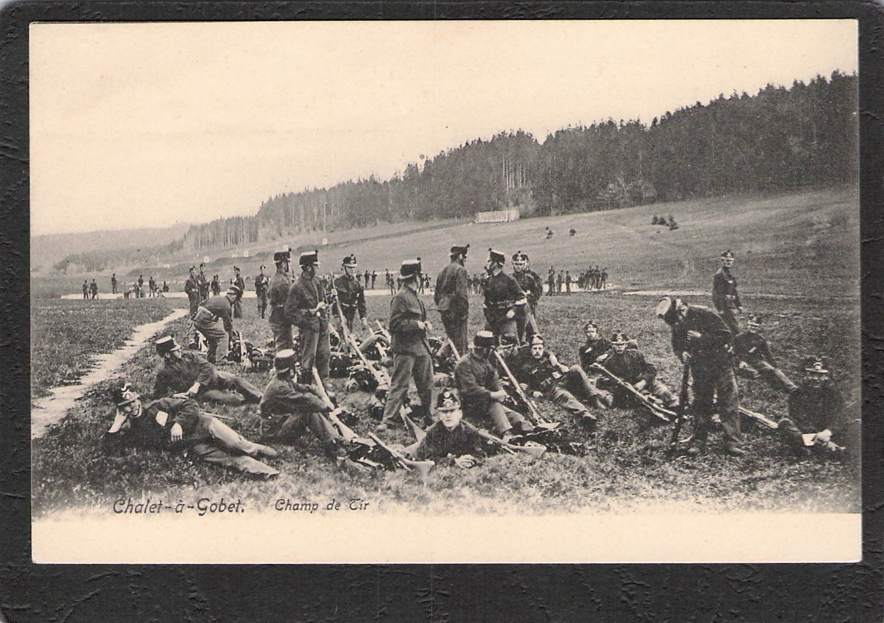 Cartoline postali: -Chalet a Gobet,Champ de tir – Usato da Reichenburg venduto da Pipo-67