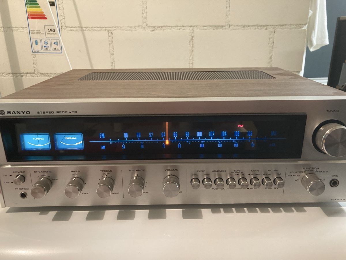 Sanyo Receiver: Sanyo DCX 8000K Receiver Kult – Defekt aus Lenzburg von HanspeterT 1