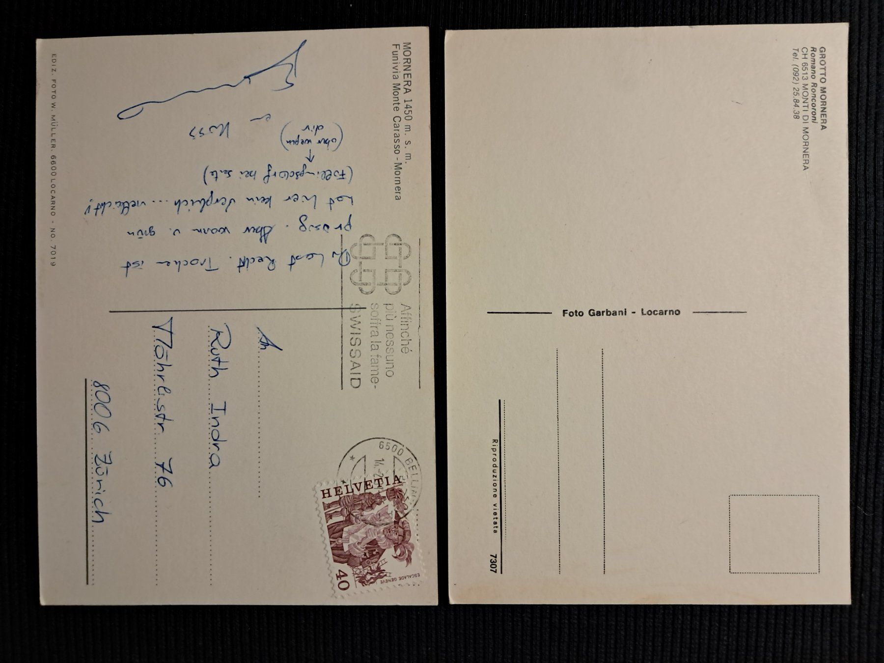 Cartes postales: 2 CP MONTI DI MORNERA – D'occasion à Ponto Valentino par giorgia06 1