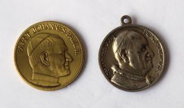 Gedenkmedaille Papst J. Paul II/Johannes XXIII/J.F. Kennedy
