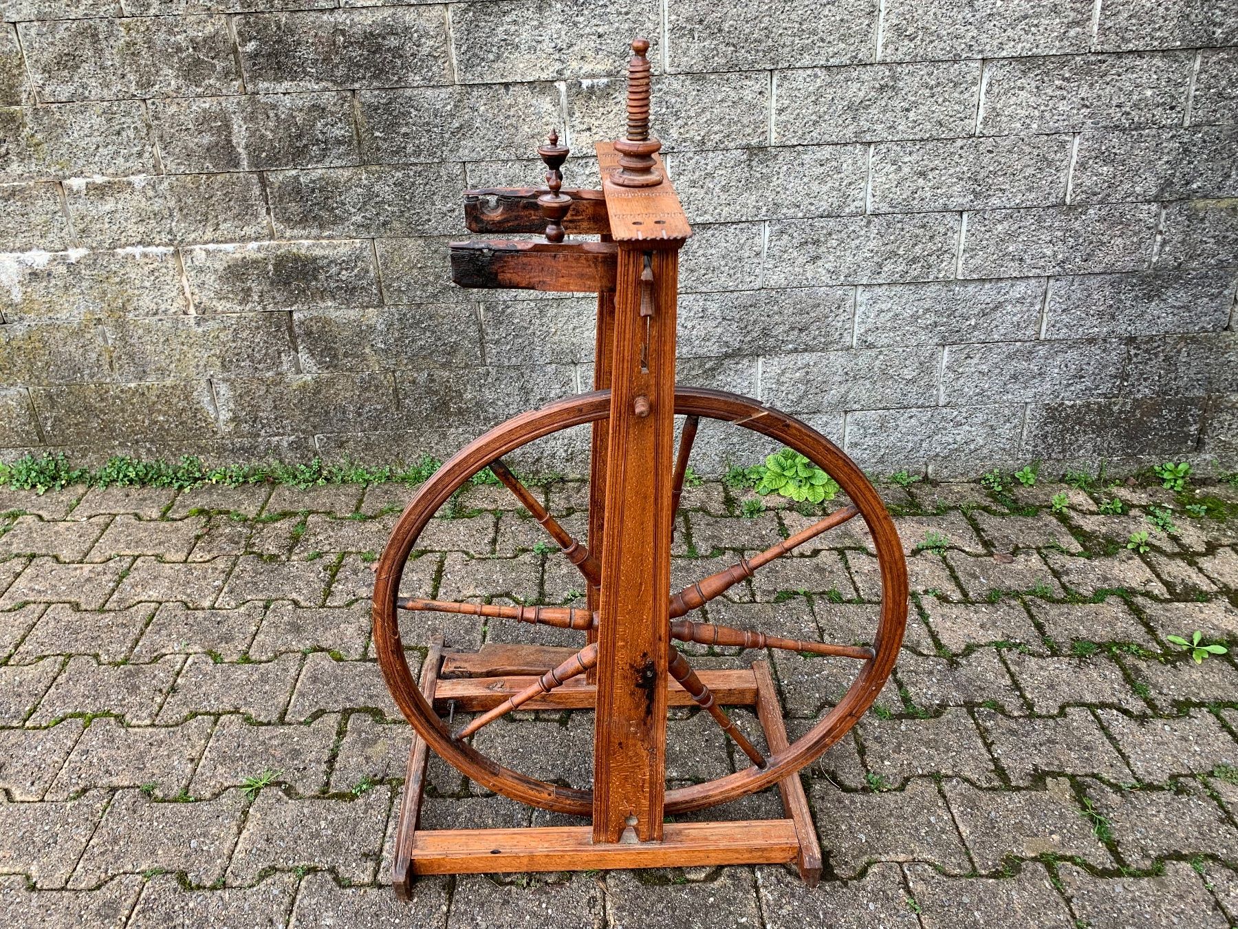 Spinnräder: antikes Spinnrad datiert 1834, Vintage – Gebraucht aus Feldbach von Olive1 5