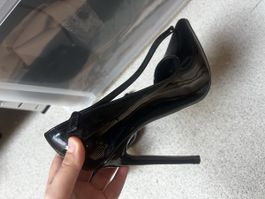     Schwarze Party High Heels spitz vorne ✨