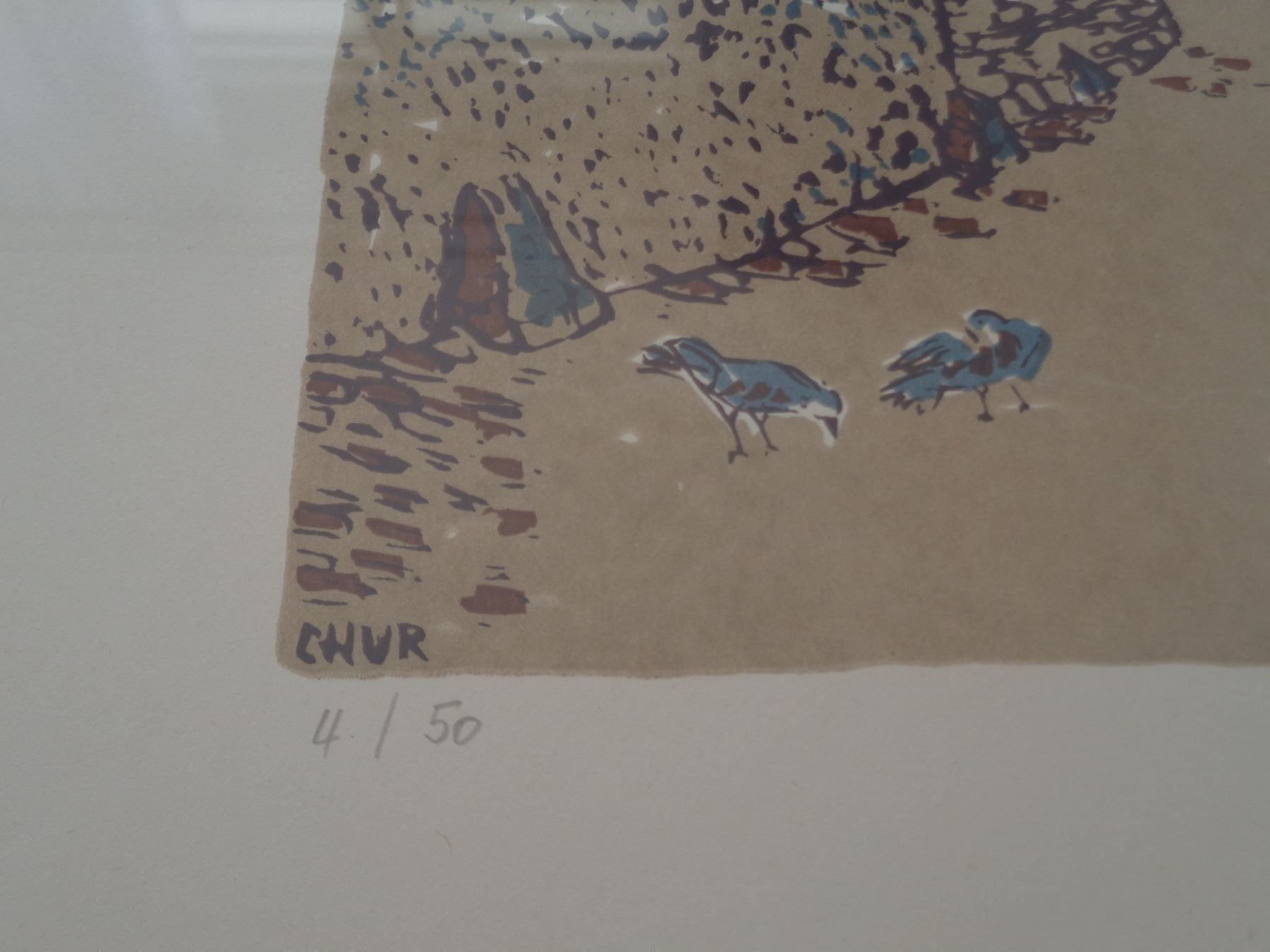 Grafiken & Lithographien: Heini Nutt - Litho Chur - Hofkellerei – Gebraucht aus Chur von omonia 2