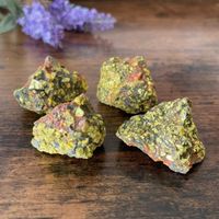 ✲ 1 Stk. Realgar Rohstein ✲ 20g / 30mm Rubinschwefel