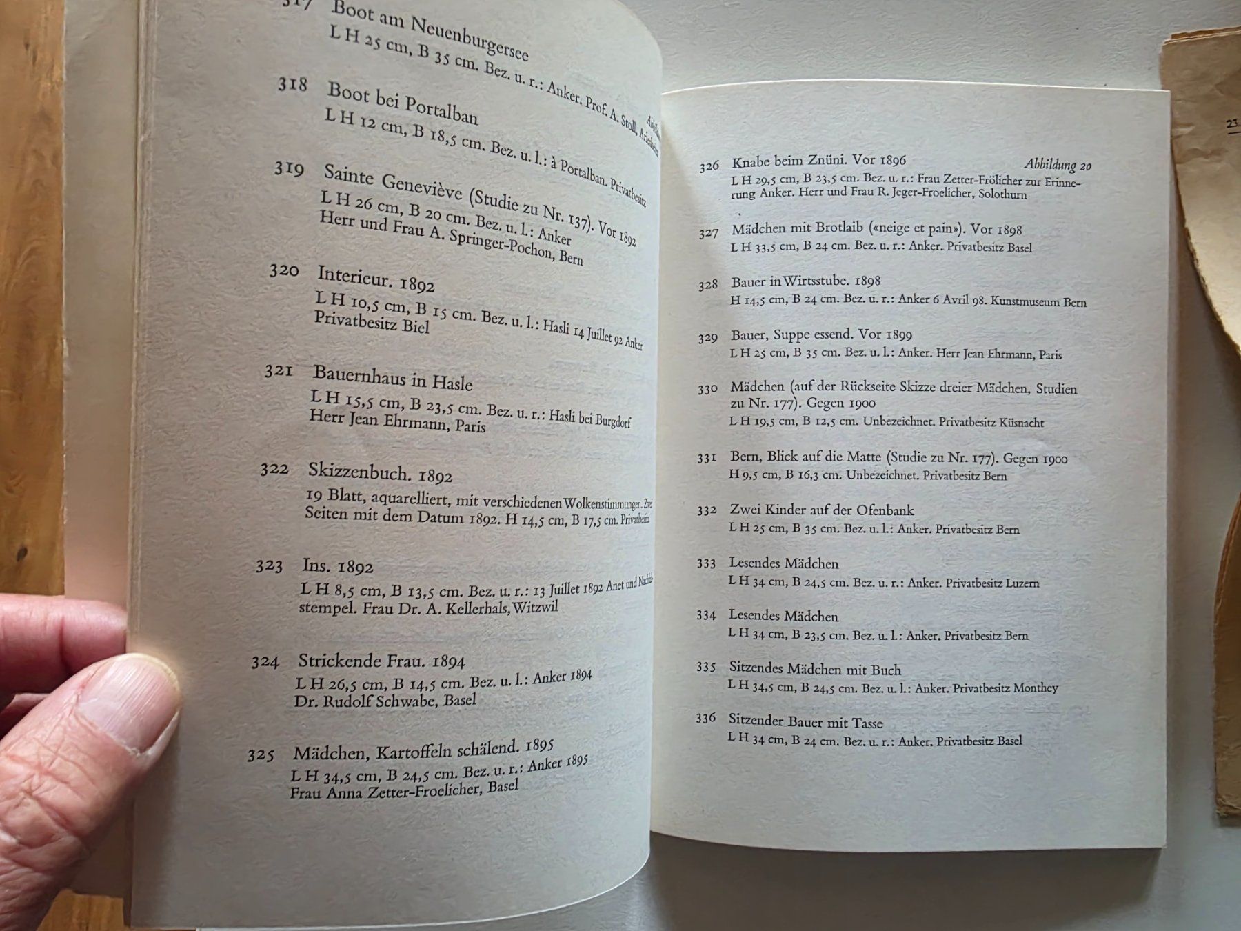 Libri: Albert Anker Kunstmuseum Bern Katalog 1960 – Usato da Walterswil BE venduto da Lonitti 3