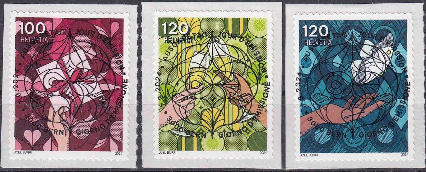 Tutti i francobolli: 1998B-2000B mit FD-Vollstempel Bern 7.3.24 – Usato da Spreitenbach venduto da Lienbi01