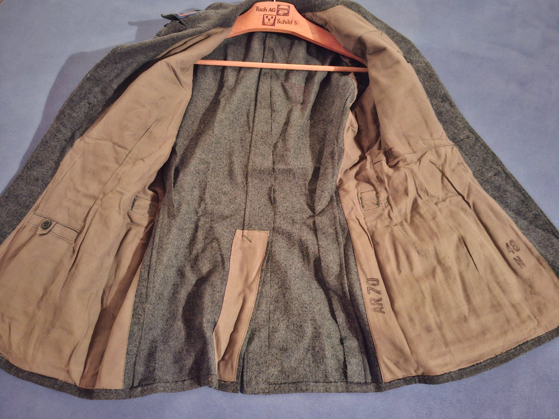 Schweizer Armee Uniformi: Militäruniform Jacke und Hose ca.1960 – Usato da Cham venduto da rrcham 2