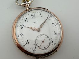 OMEGA montre de poche mécanique en argent 0.800