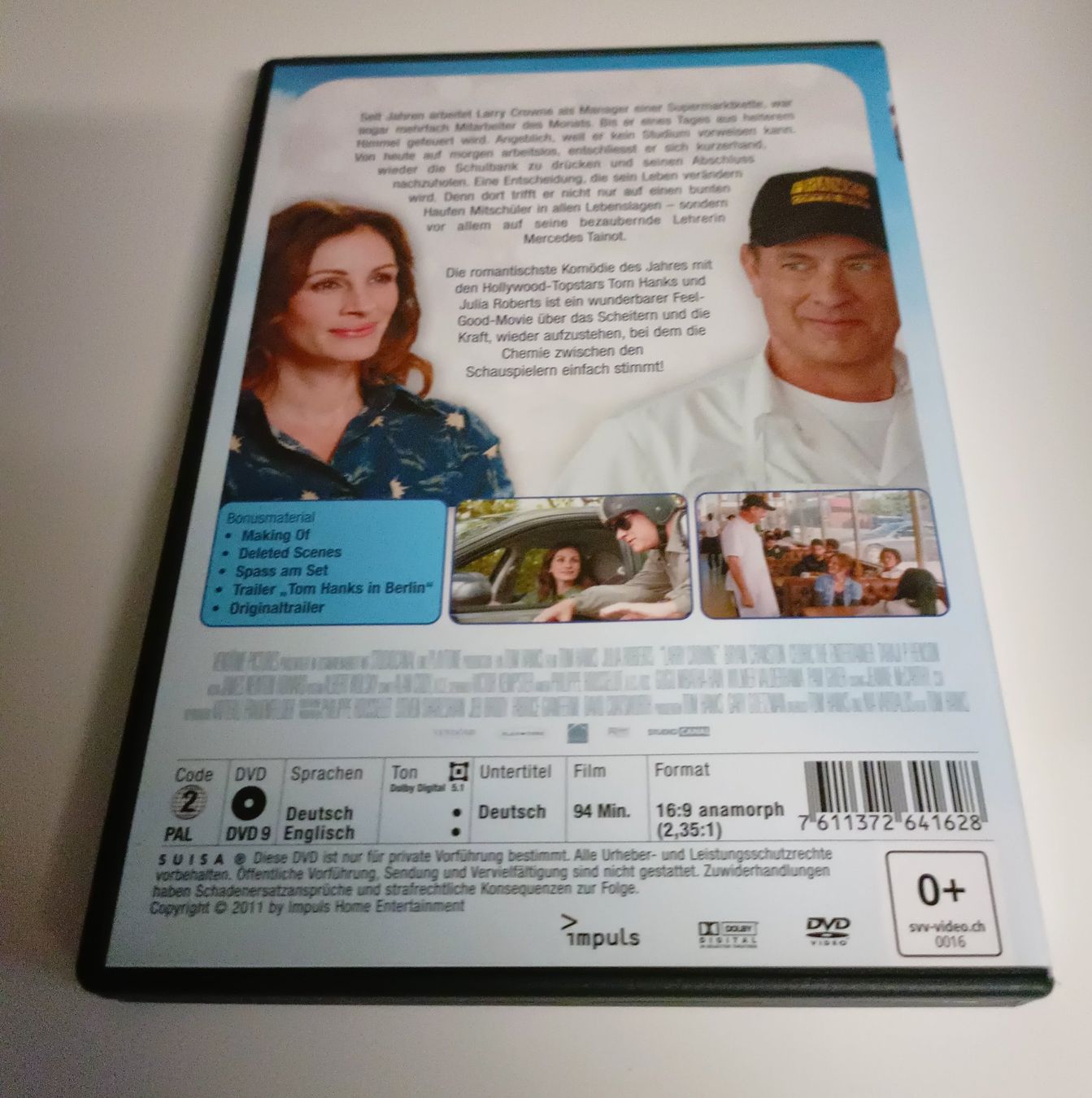 Tutti i DVDs: Larry Crowne DVD - Tom Hanks, Julia Roberts – Usato da Köniz venduto da Movieportal007 1
