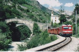 NEUBRÜCK  VS  bei Stalden  -   Brig-VIsp-Zermatt-Bahn  (BVZ)