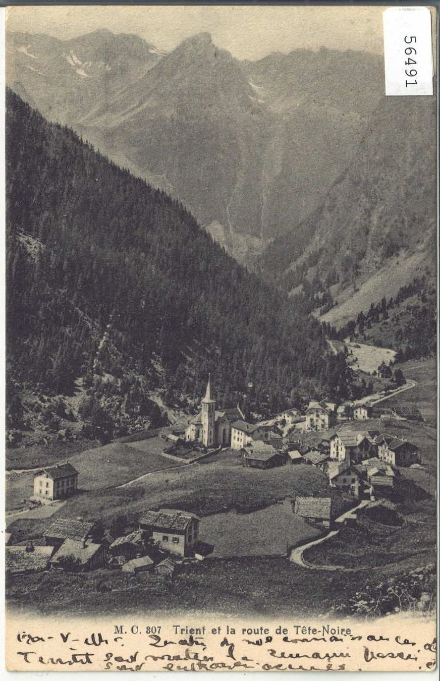 Cartes postales: Trient et la route de Tete-Noire – D'occasion à Ettingen par Kartenplanet