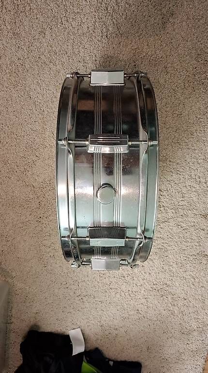 Musikinstrumente: Trommel (Snare Drum) mit Standfuss – Gebraucht aus Merenschwand von Teggerspazi 3
