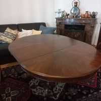Table ronde extensible de style Louis Philippe d'occasion