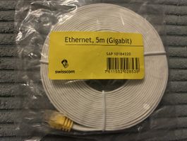 Ethernet Kabel Swisscom 5m (Gigabit) neuwertig