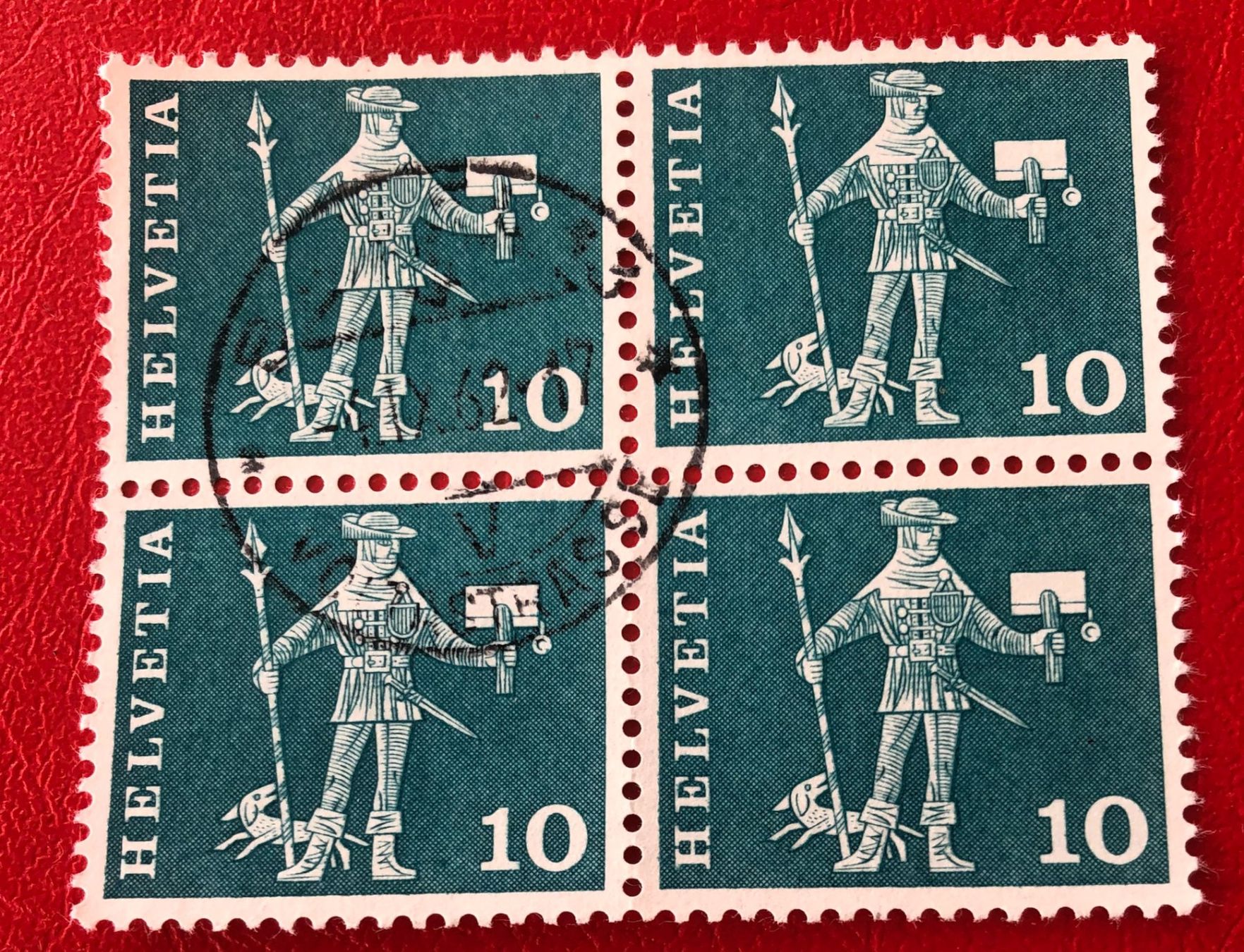 Tutti i francobolli: 4 er Block Nr.356 mit Stempel – Usato da Aarau venduto da Billa007