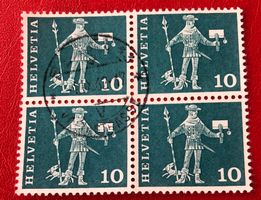 4 er Block Nr.356 mit Stempel