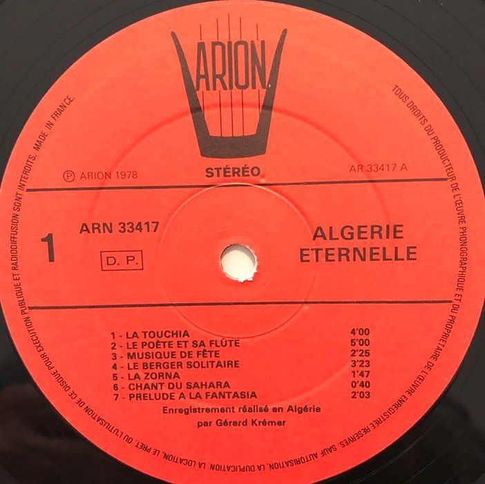 Dischi in vinile: L’Algérie Eternelle (LP) – Usato da Grüningen venduto da azulgrisvinyl 2