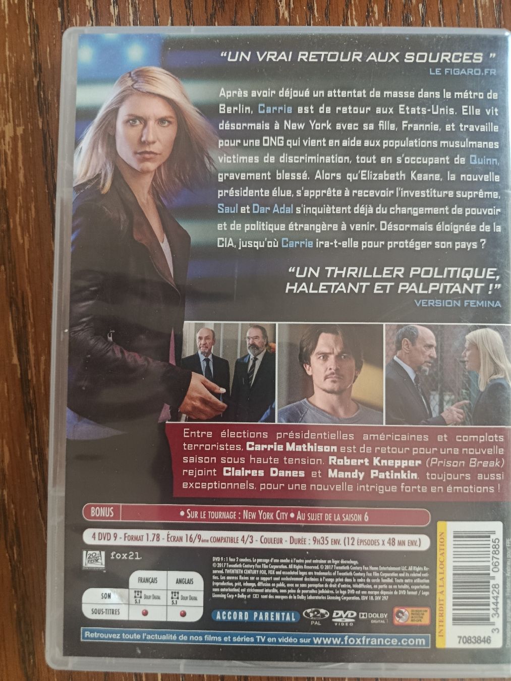 Tutti i DVDs: Homeland Intégrale Saison 6 DVD  – Usato da Gingins venduto da Demonseed 1