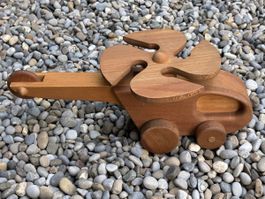 Holzhelikopter handgemacht Spielzeug Holz