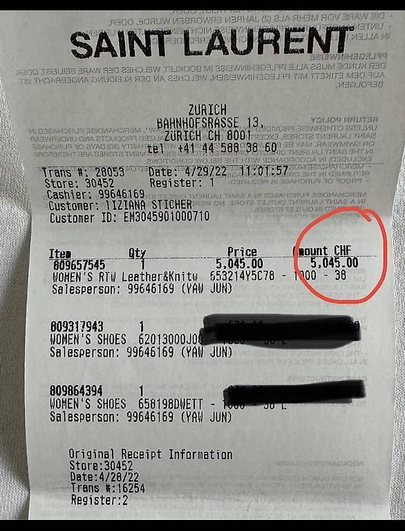 Jacken: Saint Laurent Jacke – Gebraucht aus Adligenswil von TST04 4