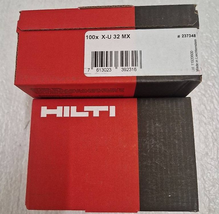 Hilti 100 Betonnagel MX 72 62 42 47 52 32 27 19 MM Dx Universalnagel Béton Ongle - Foto 10