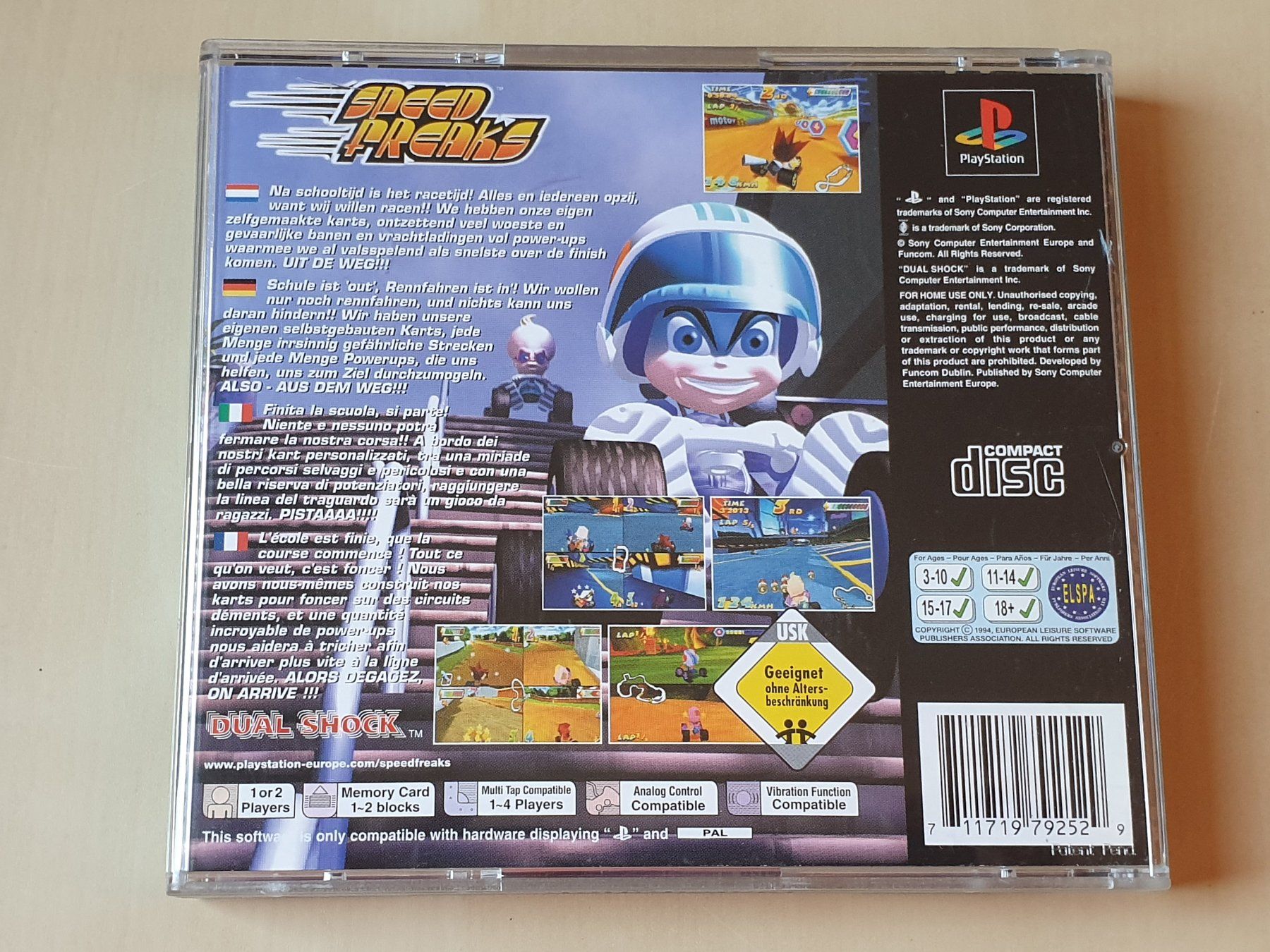 Sony Giochi: Speed Freaks – Usato da Stansstad venduto da collectorsshop 1