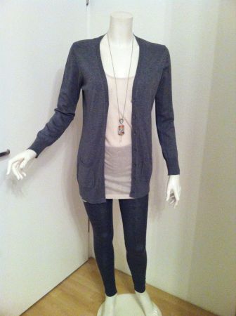 🤩MANGO STRICK-JACKE GRAU LANG NEU & D&G P.