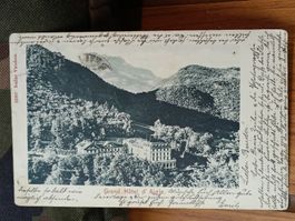 Alte PK / Grand Hotel Aigle - Gelaufen 1901
