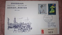 Swissair Zürich - Boston 08.05.1971