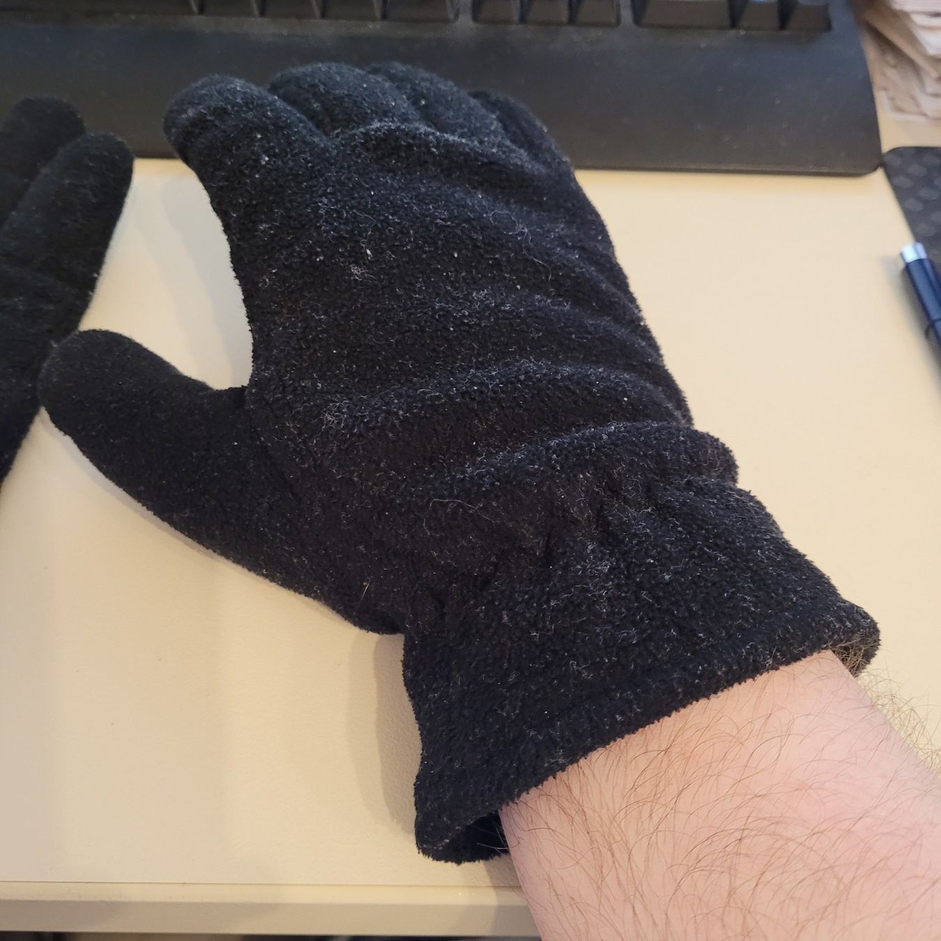 Guanti & manicotti: Handschuhe Stoff One Size Schwarz – Usato da Adlikon b.Regensdf venduto da ChriZ86 3