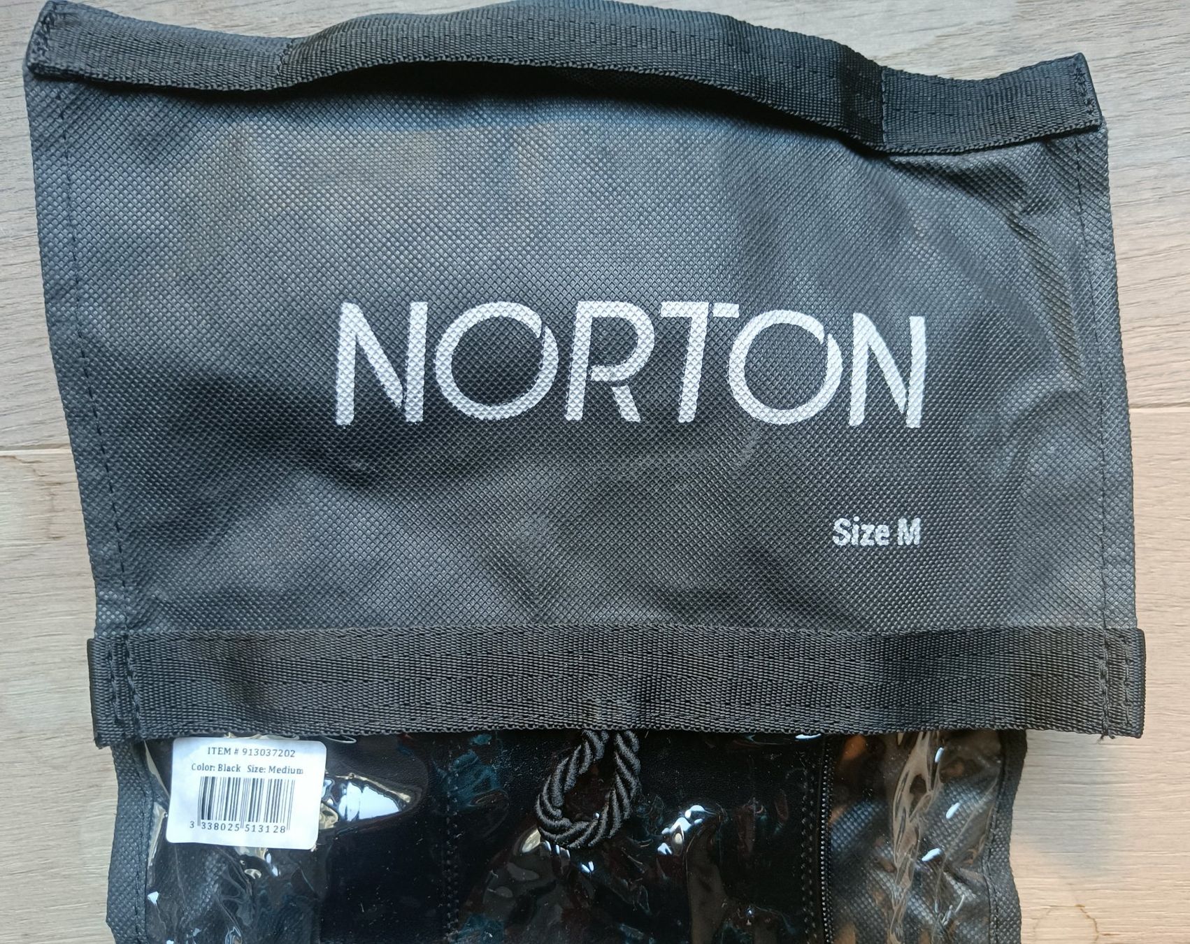 Norton Stinchiere & Fasciature: Norton Stretch Grainé Mini Chaps – Nuovo e nell'imballaggio originale da Prangins venduto da sid_h2n6 1