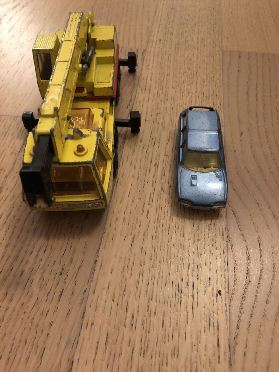Matchbox Giocattoli: Matchbox Kranwagen + Auto Citroën CX – Usato da Winterthur venduto da gizmo_71 2