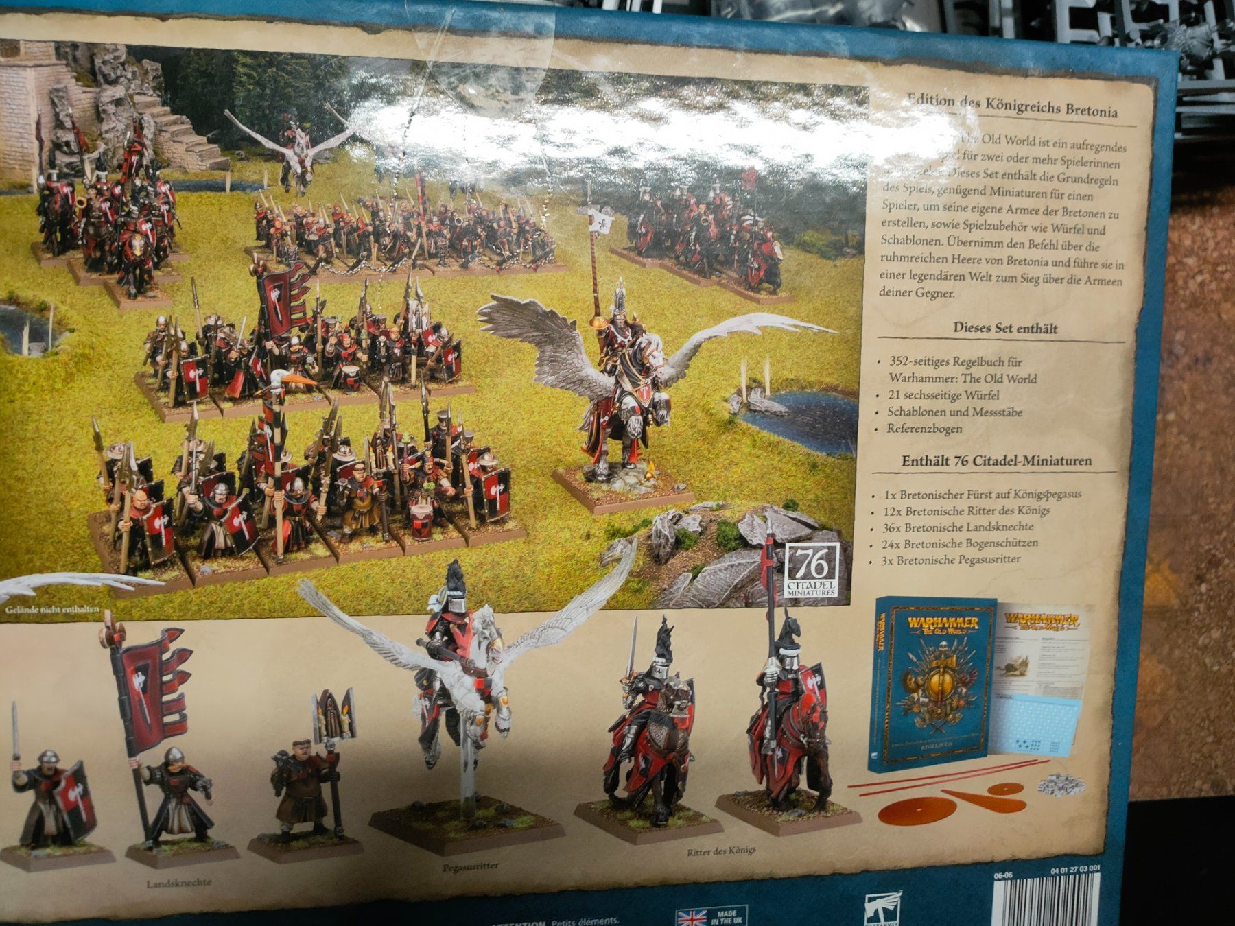 Kit di modellismo & Modellini statici: Warhammer Bretonen TOW Oldhammer Fantasy – Nuovo e nell'imballaggio originale da Baden venduto da Araneus 2