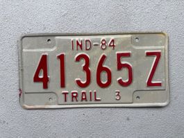 🇺🇸🇺🇸 USA Nummernschild #  INDIANA # 🇺🇸🇺🇸