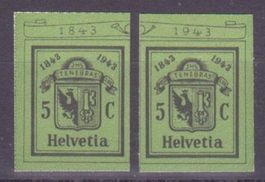 Wohltätigkeit SBK-Nr. 17L-17R (Blockausschnitte GEPH 1943)